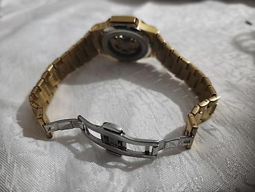 breitling saat: Qızılı rəngdə mexaniki qol saatı - Korpus və kəmər: paslanmayan — 4