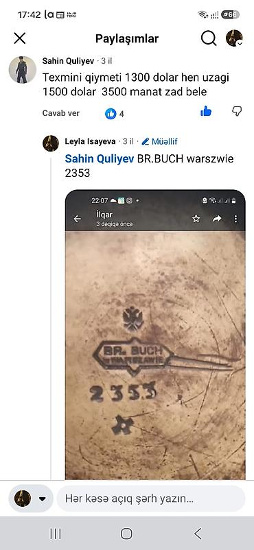 Чайники и кофейники: Antik çaynik – BR. BUCH, Varşava istehsalı - Marka və nişanlar — 5