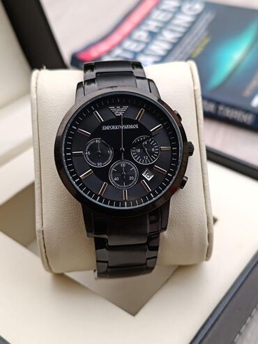 Qol saatları: Yeni, Qol saatı, Emporio Armani, rəng - Qara — 5
