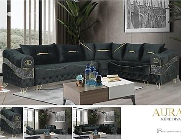 stol stul iwlenmiw: AURA künc divanı Fabrik istehsalı mebellərin topdan qiymətlə satışı — 1