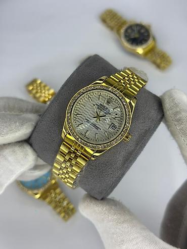 Şəxsi əşyalar: Yeni, Qol saatı, Rolex, rəng - Qızılı — 4