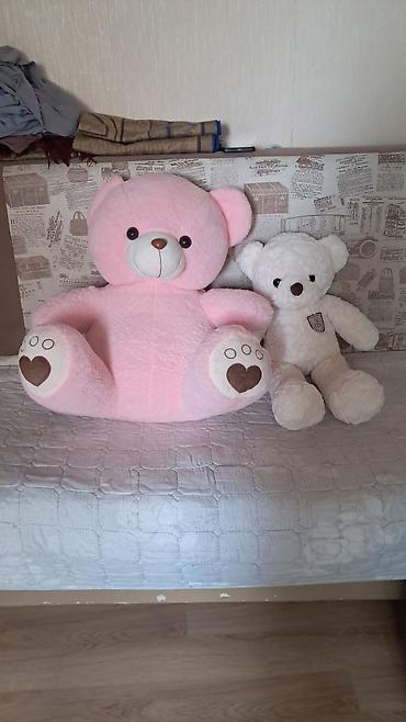 pettee bear: Мягкие медвежата — комплект из двух игрушек. - Большой розовый — 1