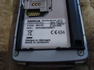 Nokia: Nokia 8310 Ispravna. Sim freee Nokia 6270. Neispitana. Cena po komadu — 8