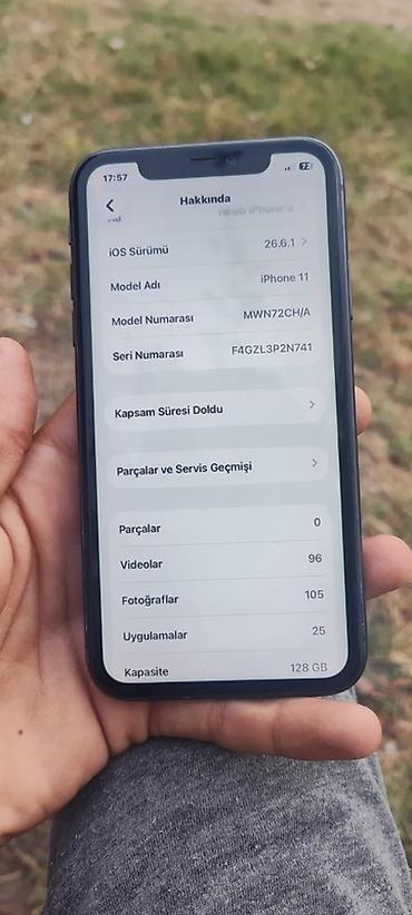 noutbuklar ucuz qiymete: IPhone 11, 128 GB, Qara, Qırıq — 3