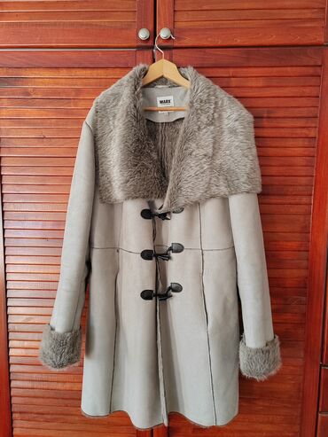 montoni vestacko krzno: L (EU 40), Faux fur, color - Grey