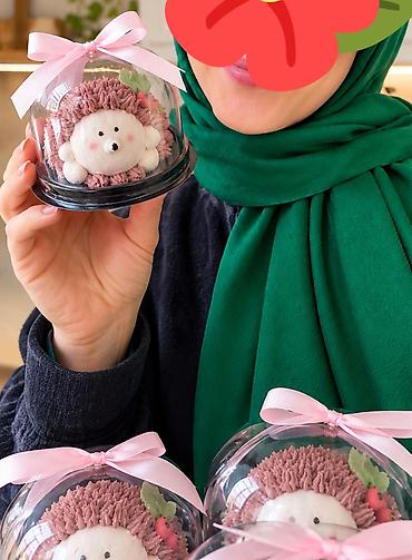 виноград мускат: Зефир «Ёжик» в индивидуальной прозрачной капсуле с бантом. - — 1