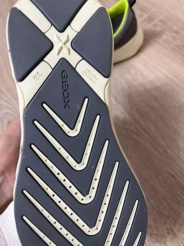 geox: Кроссовки Geox Playkix Размер 38 Новые Цвет серый с салатовыми и — 2