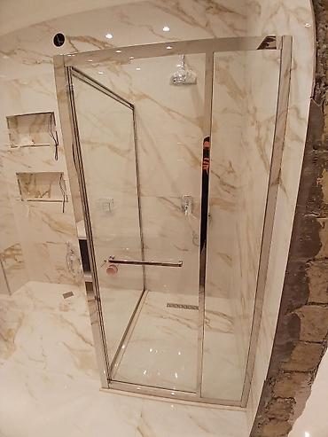 Duş kabinaları, arakəsmələr: Yeni Arakəsmə, Künc üçün, Pulsuz çatdırılma — 11