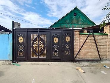 Распашные ворота: Стальные, Механические, Длина: 5 м, BTM, Для частного дома, С калиткой, Оптом, Новый, Бесплатная установка — 28