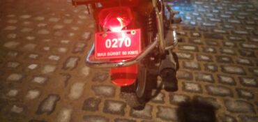 Motosikletlər: MX49 benzinli motosiklet - Rəng: qırmızı - Model üzərində “MX49” — 9