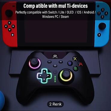 Video oyunlar üçün aksesuarlar: TƏCİLİ MAYA DƏYƏRİNƏ SATILIR!!! Gammeefy Wireless Switch Pro — 2