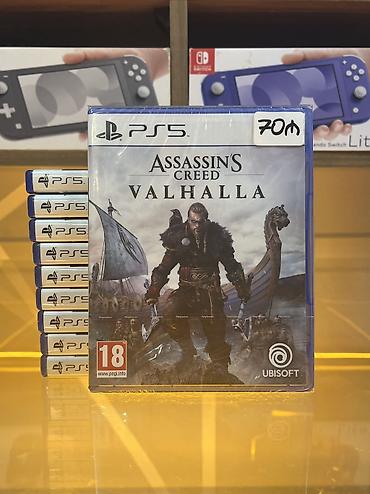 disk ps5: Assasins Creed Valhalla-PS5 diski(Yeni) Oyun diski tam işlək — 1