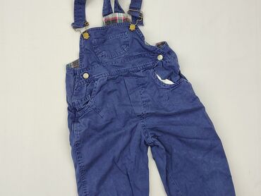 jeansy z dziurami chłopięce: Dungarees 1.5-2 years, 104-110 cm, condition - Good