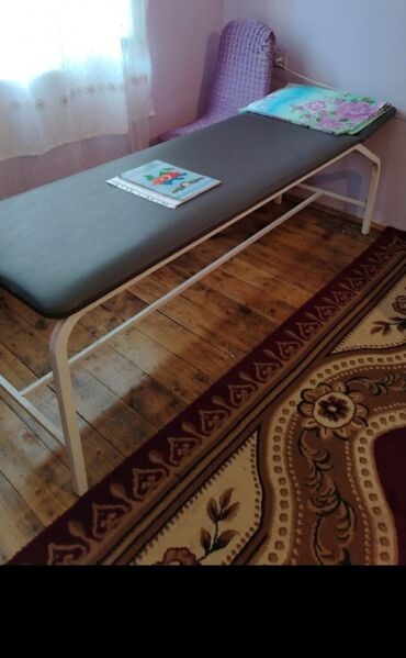 Digər mebel: İşlənmiş, Kosmetoloji kuşetka, Qatlanmayan, rəng - Boz