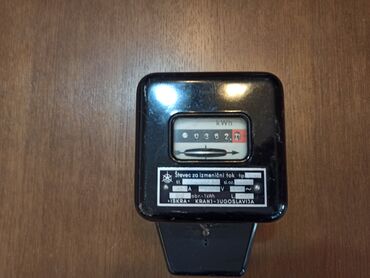 Ostali proizvodi za kuću: Stari strujomer ISKRA iz 1955. godine. Perfektno stanje na lalafo.rs — 2 Ostali proizvodi za kuću: Stari strujomer ISKRA iz 1955. godine. Perfektno stanje — 2