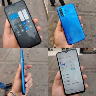 oppo reno 12 f qiymeti: Redmi 9T, 128 ГБ, цвет - Синий, Отпечаток пальца