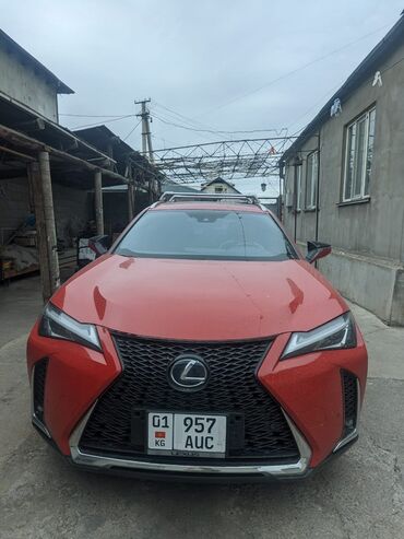 шины 16 ош: Lexus UX 250h (Hybrid), компактный кроссовер в ярком красном цвете