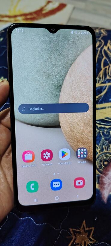 телефон флай большой: Samsung Galaxy A12, 64 GB, rəng - Qara, Sensor