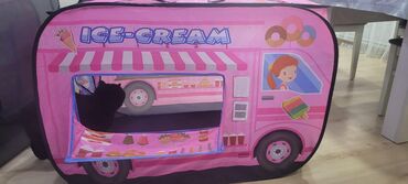 детская водная горка: Uşaq üçün oyun çadırı – “Ice-Cream” mövzulu - Şəkərdəki kimi çəhrayı