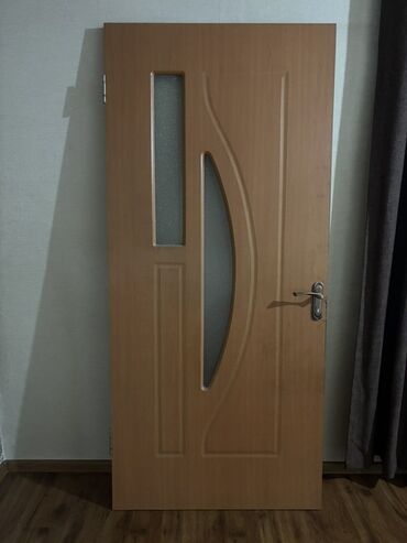 стеклянные двери входные: Ички эшик айнек менен, Сол, түсү - Күрөң, 2 * x 90 см