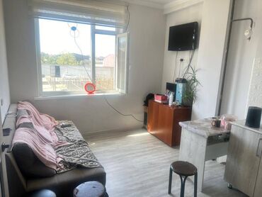 сдаю кызыл аскер: 1 бөлмө, 32 кв. м, Элитка, 2 кабат, Евроремонт