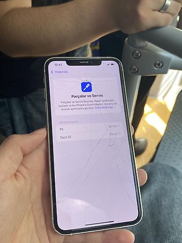 xs max iphone: IPhone Xs Max, 256 GB, Gümüşü, Qırıq — 2