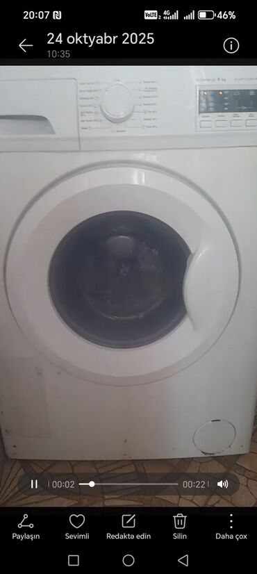 kofe maşını: Paltaryuyan maşın Sharp, 6 kq, Avtomat, Qurutmasız