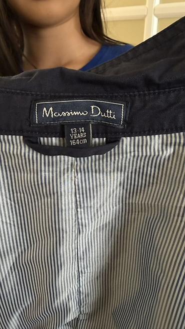 Балдардын кийим-кечелери жана бут кийимдери: Тренч Massimo Dutti для подростков, одевали пару раз (б/у) - Размер — 4