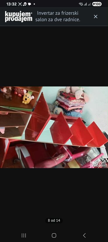 Kancelarijski setovi nameštaja: Inventar za frizerski salon – set za dve radne pozicije - Dva velika — 8