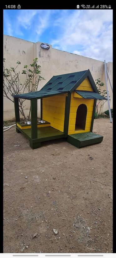 Qəfəslər: Məhsul: İt üçün açıq havada volyer və taxta it evi - Konstruksiya — 37