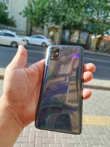 Samsung: Samsung Galaxy A51, 64 GB, rəng - Qara, Barmaq izi, Face ID, Sensor