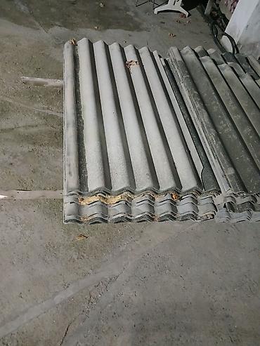 Şifer: Dalğalı şifer dam örtüyü lövhələri - Material: sement əsaslı dalğalı — 1