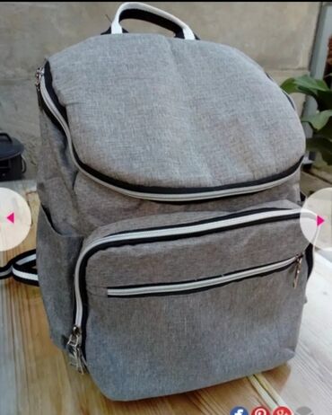 dečije minđuše: Kid's backpack, Unisex, color - Grey