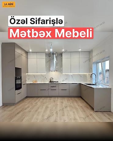 misar frez: Sifarişlə mətbəx dəsti, MDF, Kredit yoxdur — 3