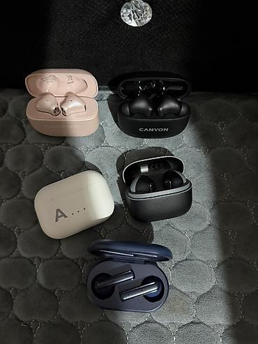 Qulaqcıqlar: Yeni Simsiz (Bluetooth) Qulaqcıqlar, Canyon, rəng - Qara — 1