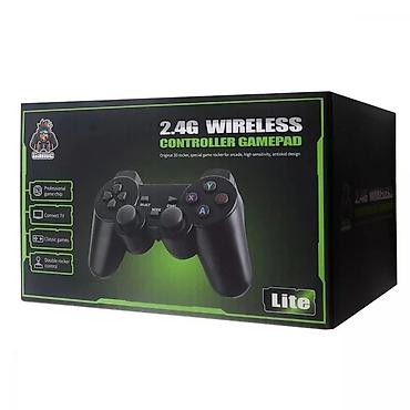 Игровой набор Б/у Game Stick Lite 4K + 2 беспроводных геймпада 2.4G