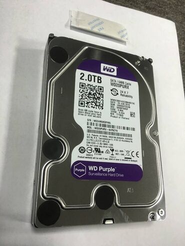 корпус для жесткого диска 2 5: Маалымат алып жүрүүчү, Жаңы, Western Digital (WD), HDD, 4 ТБ, 3.5"