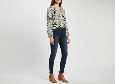 kamizelka w krowie łaty: Women's blouse, size L
