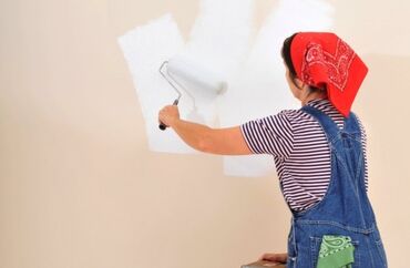 краска стен: Покраска стен, Покраска наружных стен, 1-2 года опыта