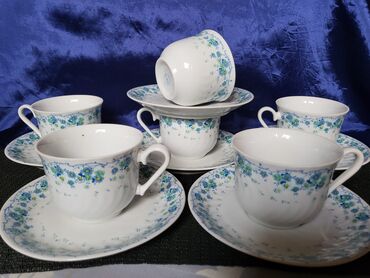 Kuhinjski setovi: Solje nove za kafu,caj fena porcelan Nemacka 70te. Solje vece — 6