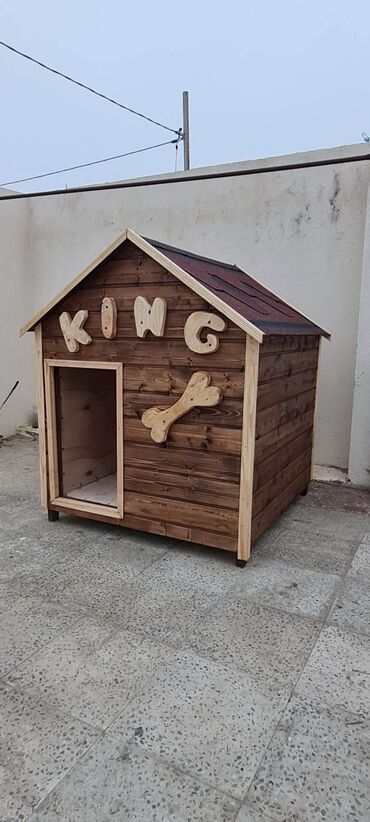 Qəfəslər: Məhsul: İt üçün açıq havada volyer və taxta it evi - Konstruksiya — 32