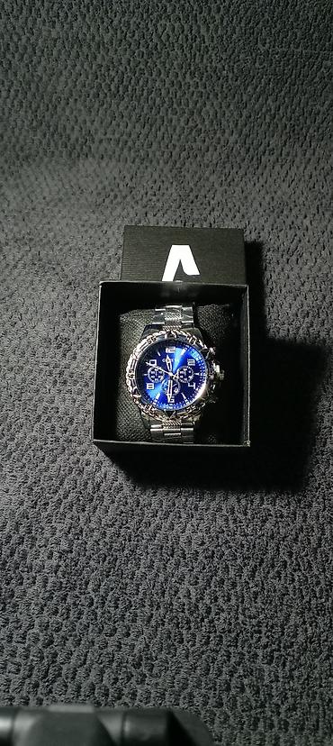 Qol saatları: Mavi Premium class saatlar 💙✨ Gümüş detallarla, işıqda parlayan dizayn — 5