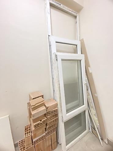 nar paketi: PVC pəncərə və üst transom dəsti - Material: ağ PVC/profil (üzərində — 3