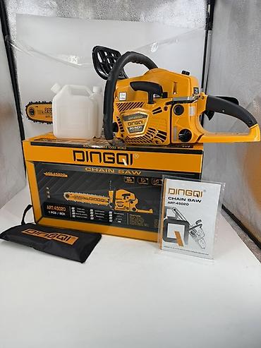 Бензопилы: Бензопила DINGQI ART-45020 Год гарантия доставка бесплатная 24/7 - — 10