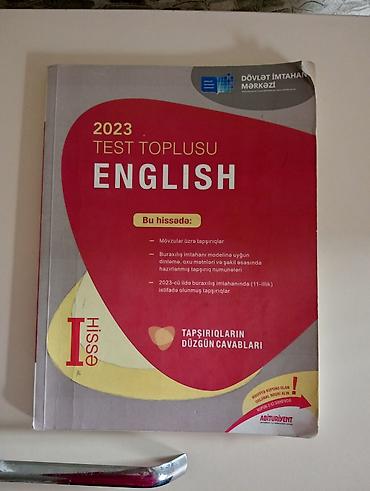 elmin: İngilis dili Testlər 11-ci sinif, DİM, 1-ci hissə, 2023 il — 1