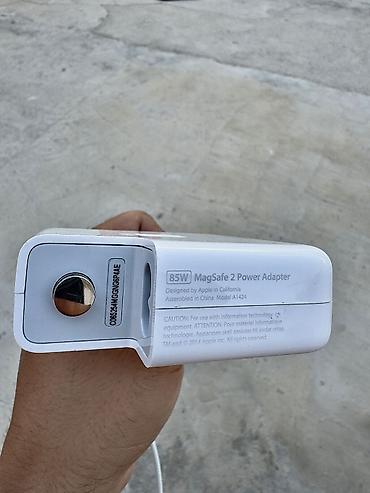 noutbuk: Tam orginal magsafe 2 85W butun kabeller amerikadan gelib model — 3