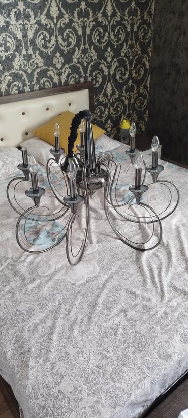 transformator satisi: Çılçıraq, 8 lampa, Metal