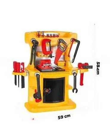 Dečije radionice i alati: Pilsan Toy Workbench and Tool Set – dečja radionica sa alatima (50 — 10