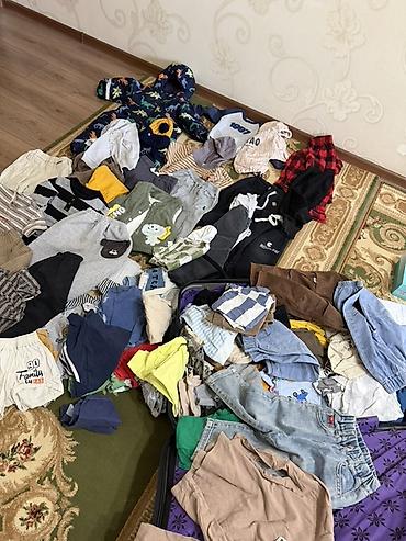 Большой набор детской одежды для мальчика. Состав и примерное