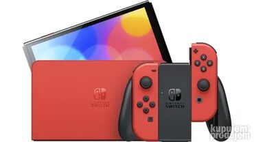 Nintendo Switch: JEDINSTVENA PONUDA! Mario - Red Edition Nintendo Switch OLED konzola — 4